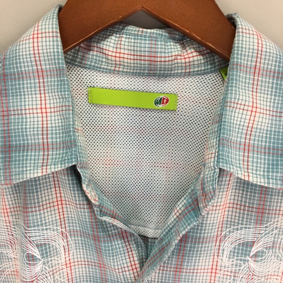 ❌Sold❌ Mountain Dew Skater Shirt Tribal Boho Mens Medium - Picture 2 of 6